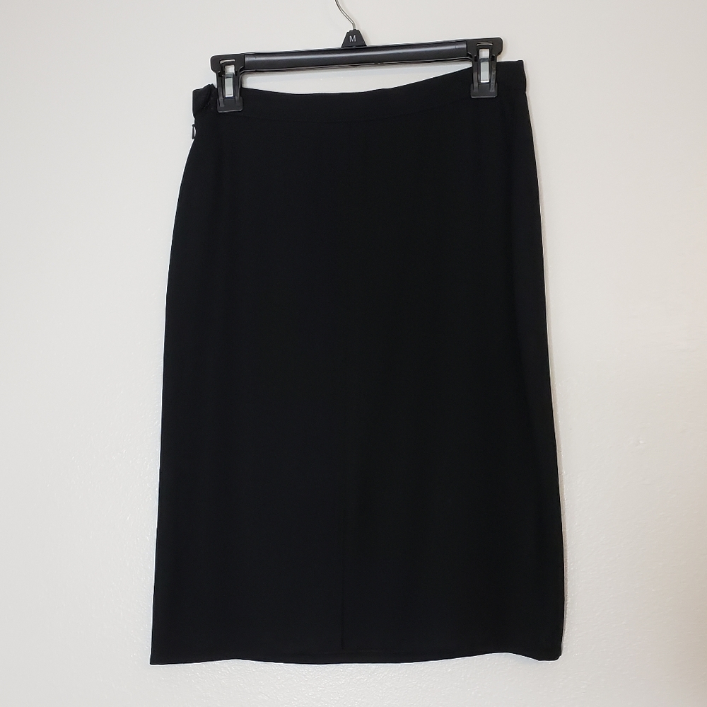 Sonia Rykiel Made in France Black Pencil Skirt - Picture 8 of 11